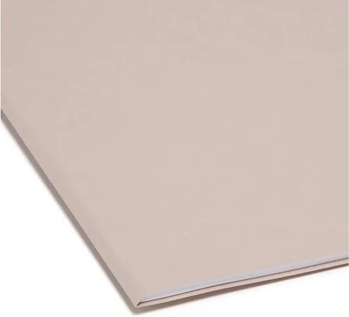 Vista 5 de SMD12334 SMEAD 12334 - Carpetas de archivos de color gris con pestaña reforzada
