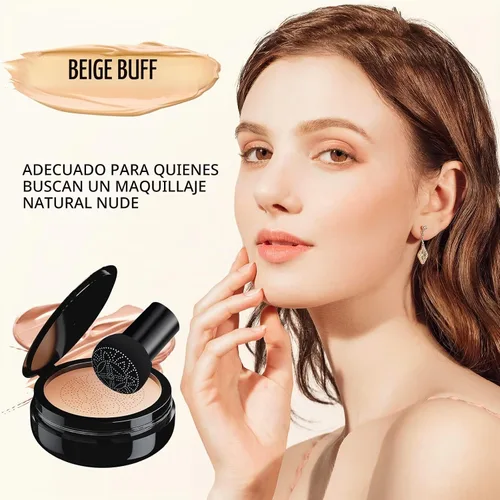 Vista 2 de Cojín de aire de cabeza de hongo CC Cream Strong Concealer, Buff Beige