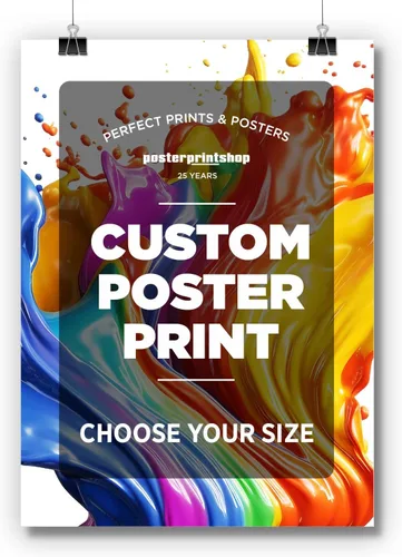 Vista 8 de Póster personalizado de alta calidad en papel de calidad fotográfica de 8 x 10 pulgadas, impresión el mismo día, póster personalizable con tu
