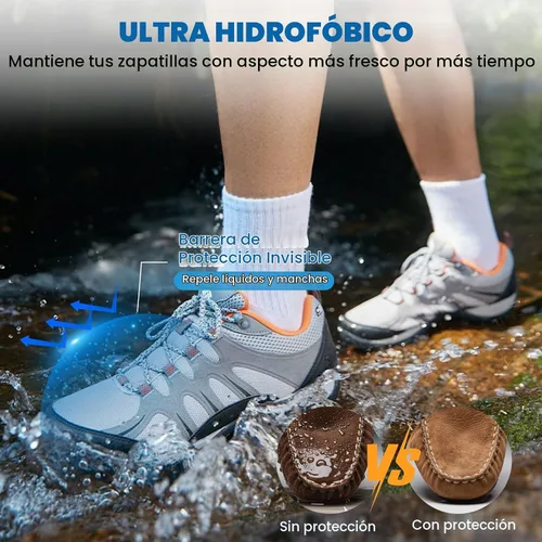Vista 7 de etching Spray protector de zapatos: nano impermeable avanzado y repelente de manchas para tenis, gamuza, cuero y tela, escudo protector invisible