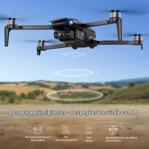 Vista 7 de Ruko U11MINI 4K (RC3), dron para principiantes con controlador de pantalla táctil y hélices de dron U11MINI 4K