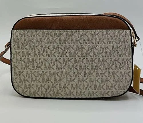 Vista 5 de Michael Kors Jet Set Saffiano - Bolso cruzado de cuero