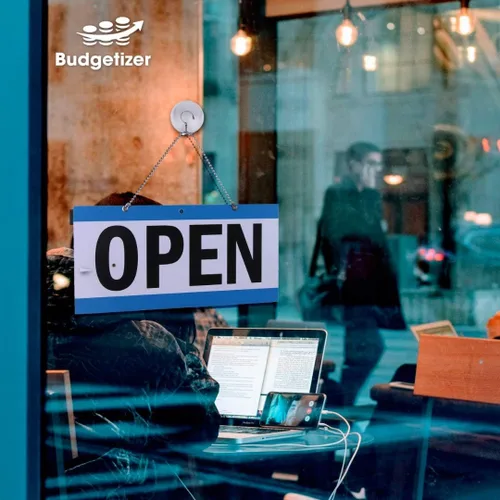 Vista 7 de Letreros Abierto para Negocios, Paquete de Letrero de Horario de Oficina Volveremos con Reloj con Ventosas para Negocios Tiendas Restaurantes Bares