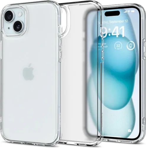 Vista 27 de Spigen Funda para iPhone 12 Mini, ultra híbrida, sin anillo magnético, antiamarilleo, transparente