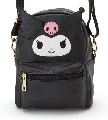 Vista 3 de RULEBAG Mini mochilas lindas de felpa peluda mochilas para niñas mochilas para niños mochila kawaii gran regalo, Poliuretano negro, Computadora