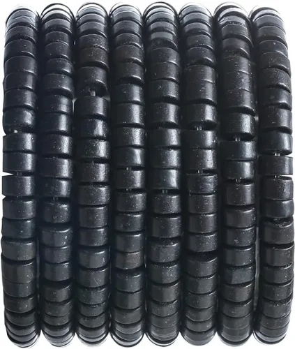 Vista 11 de Abalorios Espaciadores de Jade Natural Africano 4x2mm 38cm/str Redondos Planos Semipreciosos para Hacer Pulseras y Collares Jade africano