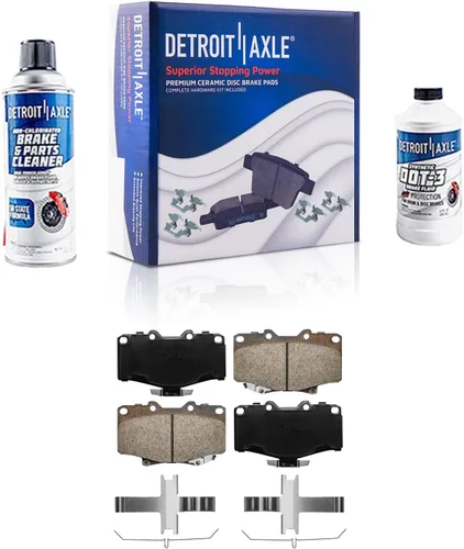 Vista 113 de Detroit Axle - Pastillas de freno traseras para Toyota Prius 2012-2015 Prius Plug-In 2017-2018 Corolla iM 2016 Sion iM 2011-2017 Lexus CT200h