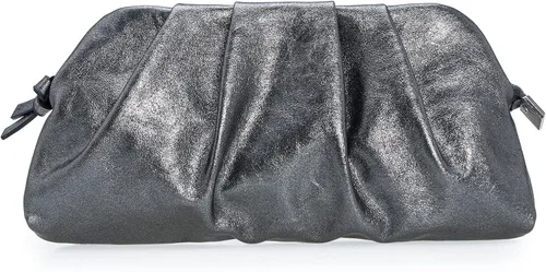 Vista 17 de CHARMING TAILOR Bolso tipo sobre elegante de cuero vegano suave con pliegues de PU para mujer Soft PU leather
