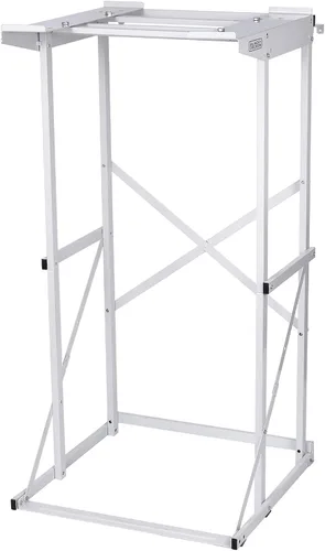 Vista 8 de Soporte apilable para lavadora y secadora BLACK+DECKER con secador portátil de ropa eléctrico de 850W con diseño de panda