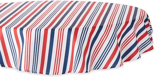 Vista 10 de DII - Mantel con dise�o de rayas