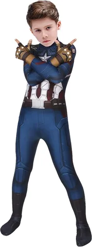 Vista 3 de Disfraz de elastano para niños, para Halloween, cosplay, traje Zentai, estilo 3D