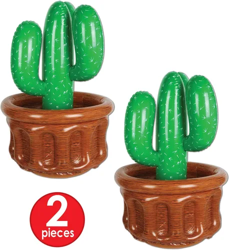 Vista 4 de Beistle Enfriador inflable - Contenedor de bebida para fiestas, decoración de fiestas, decoración de fiesta occidental: Western