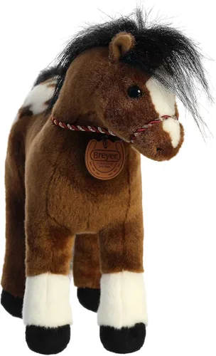 Vista 2 de Aurora® Exquisito animal de peluche Breyer® Showstoppers Appaloosa - Detalles realistas - Juego imaginativo - Marrón 13 pulgadas