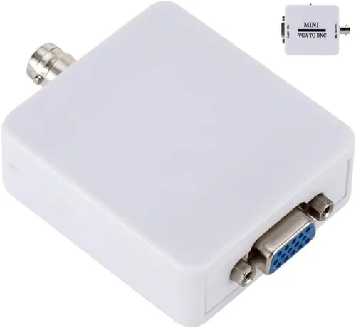 Vista 3 de Convertidor Mini VGA a BNC, 1920 x 1080@60Hz, adecuado para equipos de audio y video caseros