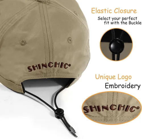 Vista 17 de Gorra de béisbol impermeable para hombre, sombrero de lluvia plegable para correr al aire libre, sombrero de pesca solar
