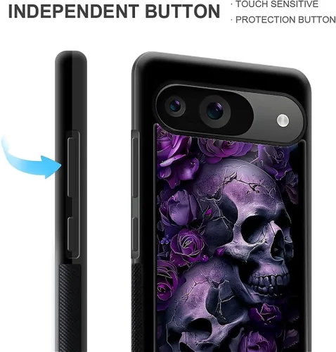 Vista 295 de Compatible con Google Pixel 4A 5G Mobile Case Creative Acrylic Panel trasero Silicona Protección Grip especialmente diseñado para Google Pixel 4A 5G