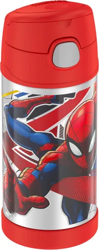 Vista 6 de THERMOS FUNTAINER 12 onzas de acero inoxidable para niños, batman