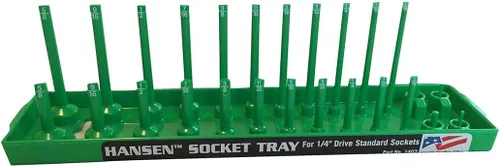 Vista 3 de Hansen Global Hansen 3803 3/8" Drive - Soporte estándar para enchufes regulares y profundos, color verde