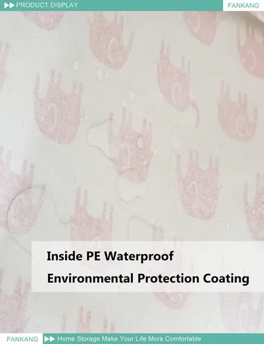 Vista 8 de FANKANG - Canasta plegable de almacenamiento para guardería, con revestimiento de polietileno impermeable, de grand tamaño, para niños y niñas