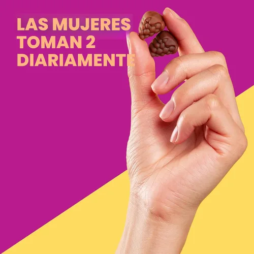 Vista 5 de Nature's Way Alive! Suplemento multivitamínico completo, para mujeres de más de 50 años, 60 gominolas Daily Gummy Multi with B-Vitamins, Vitamin
