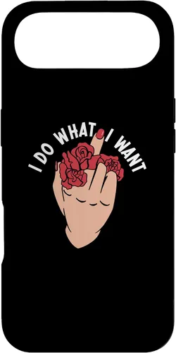 Vista 27 de I Do What I Want Middle Finger Flowers Women Case for iPhone 16