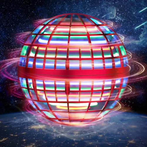 Vista 9 de LEMATRIX Juguete de bola de orbe volador, bola flotante Boomerang Fly Fidget Spinner, juguetes geniales regalos para niños de 6 7 8 9 10 11 12 años