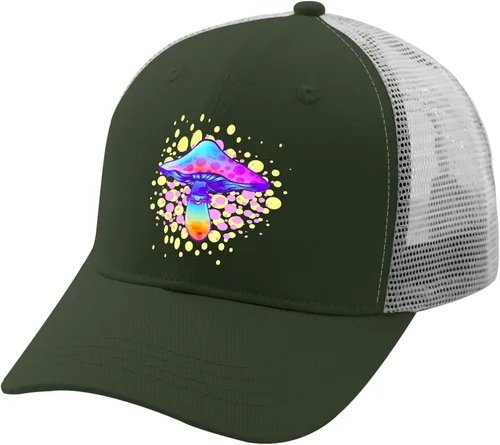 Vista 2 de devor Dad Hat Magic Mushrooms Dad Hat for Men Funny Denim Hat Adjustable