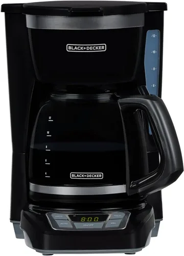 Vista 2 de BLACK+DECKER 12-Cup Drip Coffee Maker with Vortex Brewing Negro