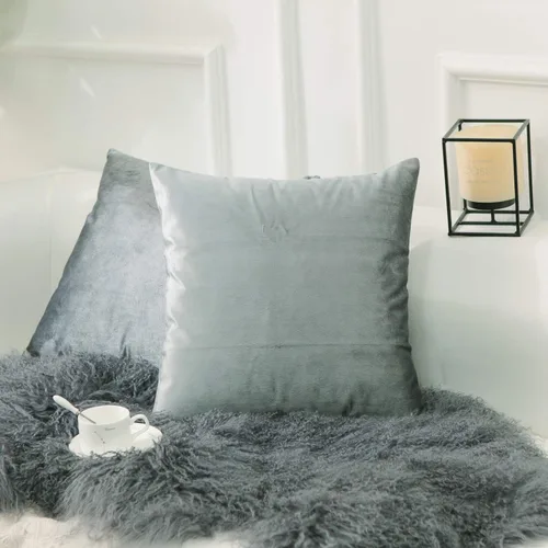 Vista 30 de Home Brilliant Funda de cojín decorativa para el hogar, en terciopelo, para sofá, silla, cama.