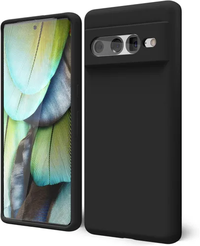 Vista 74 de oakxco para Google Pixel 6A Funda de teléfono de silicona líquida, diseño estético lindo y delgado para mujer y niña, cubierta de gel suave, lisa