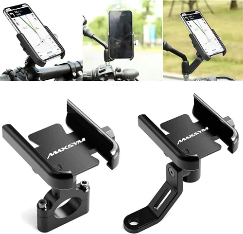 Vista 2 de Soporte para teléfono celular para manillar de motocicleta S-YM MAXS-YM TL 500 MaxS-YM TL500 MAXS-YMTL 500 2020 GPS soporte, MAXS-YM