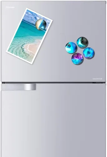 Vista 9 de Imanes para refrigerador con patrón de cielo estrellado, paquete de 16 imanes para nevera, gabinetes de oficina, pizarras blancas, fotos de 1.35