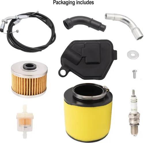 Vista 6 de Carburador compatible con Honda Fourtrax 300 350 Foreman 400 450 Rancher 350, repuesto para carburador Honda Fourtrax 300 Foreman 450 Rancher 350