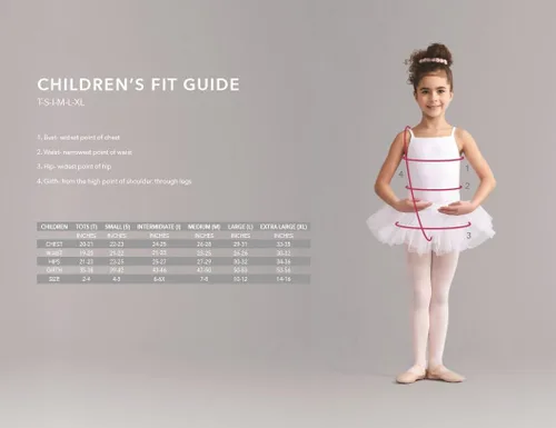 Vista 2 de Capezio Unitard básico de manga larga para niñas