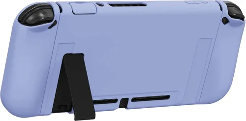 Vista 6 de PlayVital ZealProtect - Funda protectora suave para Nintendo Switch, flexible Joycon funda delgada para Nintendo Switch con protector de pantalla