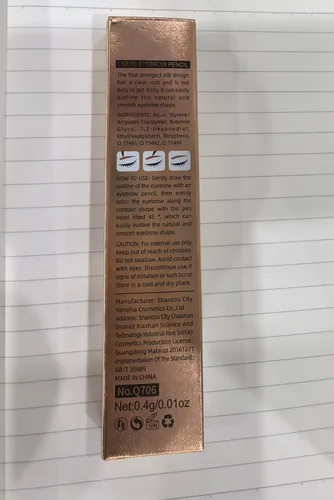 Vista 8 de Lápiz de cejas 3D Microblading con 4 puntas de tenedor, lápiz mágico para cejas preciso, lápiz de cejas Microblading, resistente al agua, maquillaje