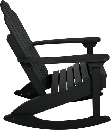Vista 5 de highwood Classic Westport Adirondack - Silla mecedora, tamaño único, color negro
