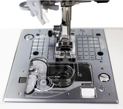 Vista 5 de Juki HZL-F400 Exceed Series Máquina de coser para computadoras, color blanco