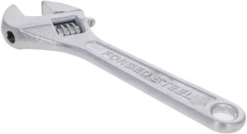 Vista 3 de Utoolmart Llave ajustable de apertura de longitud de 6 pulgadas 0.787 in con tratamiento superficial niquelado 1 unids