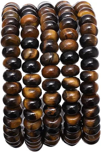 Vista 32 de BEADIA Cuentas de piedra natural africana de turquesa faceted rondelle 3x4mm semipreciosas sueltas para hacer joyas 38cm