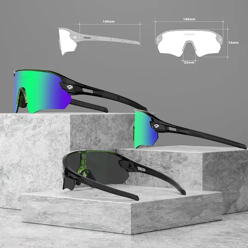 Vista 5 de TOREGE Z87 - Gafas de sol para hombres y mujeres, ciclismo, pesca, correr, conducir, béisbol, antiniebla, gafas de sol deportivas, protección UV