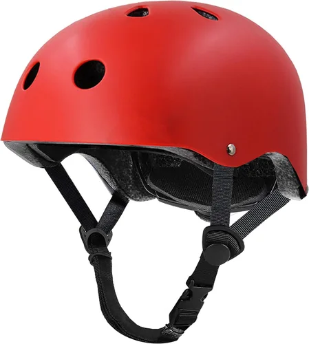 Vista 4 de Casco de patineta con resistencia a impactos y ventilación para jóvenes y adultos