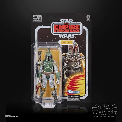 Vista 2 de STAR WARS The Black Series Boba Fett - Figura coleccionable de 6 pulgadas, The Empire Strikes Back, 40 aniversario, para niños a partir de 4 años