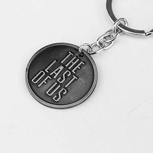 Vista 7 de SONGCHANGJEWELRY Last of Us Keychain Joel Backpack Spaceship Rocket Cosplay Metal Keychain Christmas Gifts for Men Fan Teens
