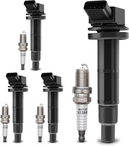 Vista 35 de Bobina de encendido UF230 y bujía doble de iridio 4504 para Toyota Tundra Sequoia LandCruiser 4Runner/Lexus GS430 GX470 LS430 LX470 LX570 SC430 V8.