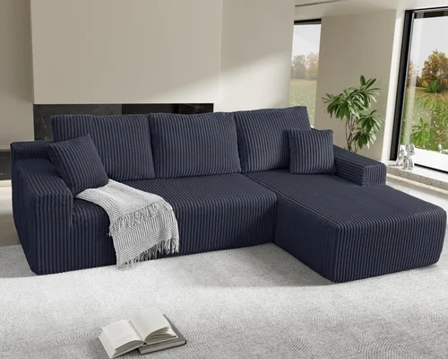 Vista 13 de Sofá modular Cloud de 105 pulgadas, sofá modular en forma de L con asiento profundo, sofás sin hueso para sala de estar y dormitorio, tapicería