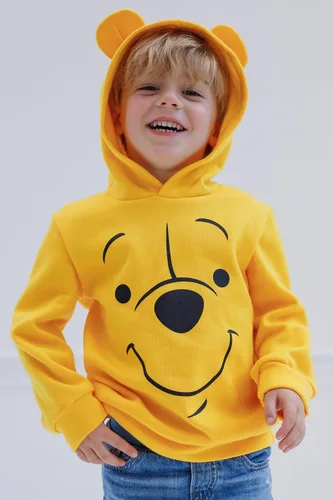 Vista 2 de Disney Mickey Mouse Winnie the Pooh Tigger Fleece Cosplay Pullover Hoodie Infant to Big Kid