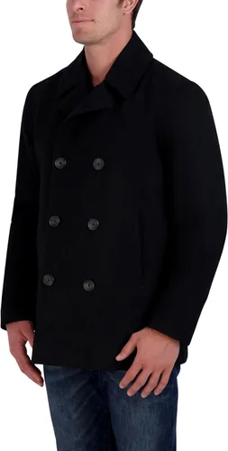 Vista 2 de Nautica Abrigo clásico de doble botonadura para hombre