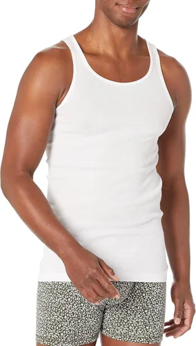 Vista 3 de Tienda Essentials Camisetas sin mangas para hombre, paquete de 6