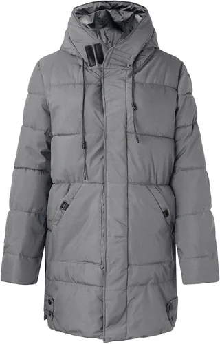 Vista 5 de faweijlr Abrigos y chaquetas para mujer, impermeables, gruesas, con capucha, forro polar sintético, para invierno